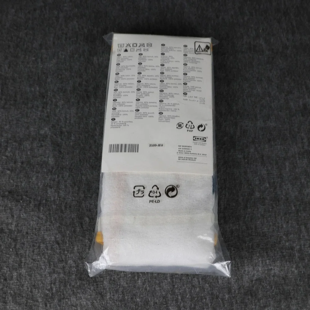 IKEA SKOTSAM Baby Changing Pad Cover White Turtle 83x55 Cm New Washable
